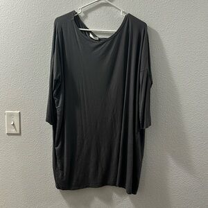 Grey Piko Short Dress